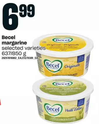 Loblaws Becel margarine offer