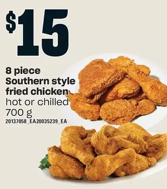 Loblaws 8 piece southern style fried chicken offer