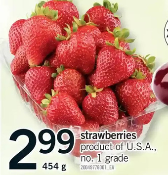 Fortinos Strawberries offer