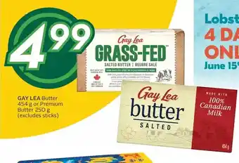 Sobeys Urban Fresh Gay lea butter or premium butter offer