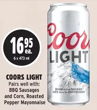 Metro Coors light offer