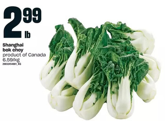 Loblaws Shanghai bok choy offer