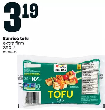 Loblaws Sunrise tofu offer