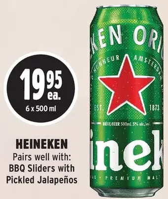 Metro Heineken offer