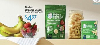 Walmart Gerber organic snacks offer
