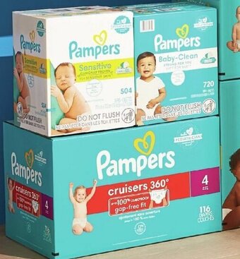 Walmart Pampers 6x wipes offer