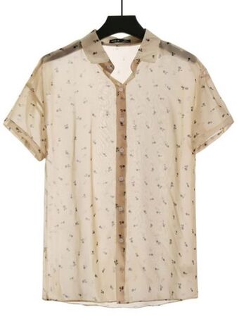 SheIn Men ditsy floral print shirt offer