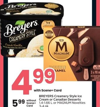 Sobeys BREYERS Creamery Style Ice Cream offer