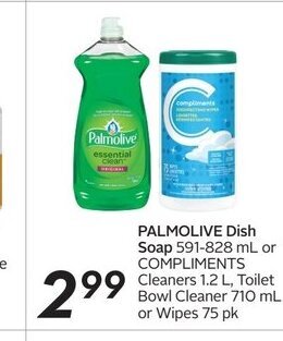 Sobeys PALMOLIVE Dish Soap 591-828 mL offer