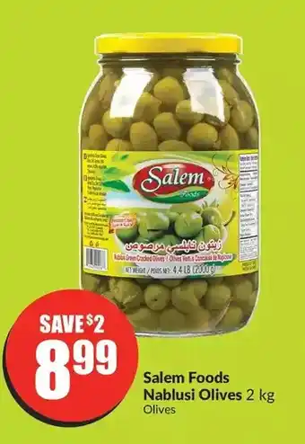 FreshCo Salem foods nablusi olives offer