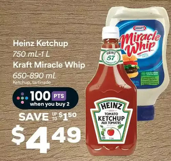 FreshCo Heinz ketchup | kraft miracle whip offer