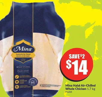 FreshCo Mina halal air-chilled whole chicken offer