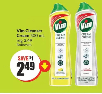 FreshCo Vim cleanser cream offer