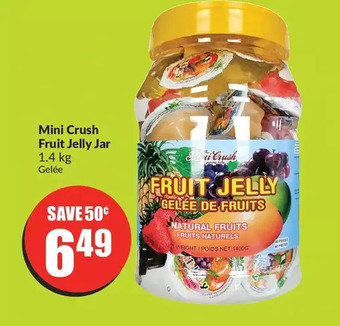 FreshCo Mini crush fruit jelly jar offer