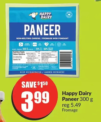 FreshCo Happy dairy paneer offer