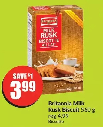 FreshCo Britannia milk rusk biscuit offer