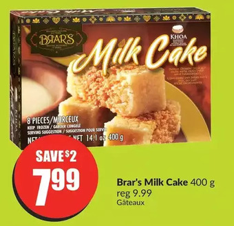 FreshCo Brar's milk cake offer