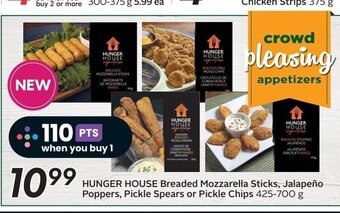 Sobeys HUNGER HOUSE Breaded Mozzarella Sticks offer