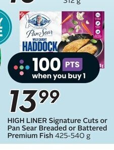 Sobeys HIGH LINER Signature Cuts offer