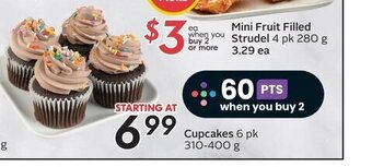 Sobeys Cupcakes 6 pk 310-400 g offer