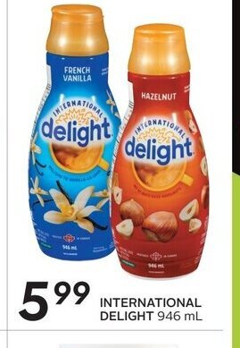 Sobeys INTERNATIONAL DELIGHT 946 mL offer