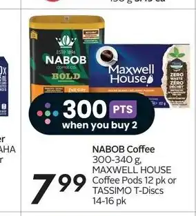 Sobeys NABOB Coffee 300-340 g offer