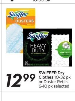 Sobeys SWIFFER Dry Clothes 10-32 pk offer