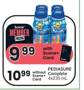 Sobeys PEDIASURE Complete 4x235 mL offer