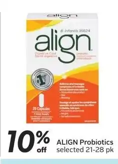Sobeys ALIGN Probiotics selected 21-28 pk offer