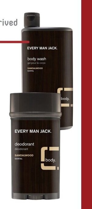 Sobeys EVERY MAN JACK PRODUCTS SELECTED offer