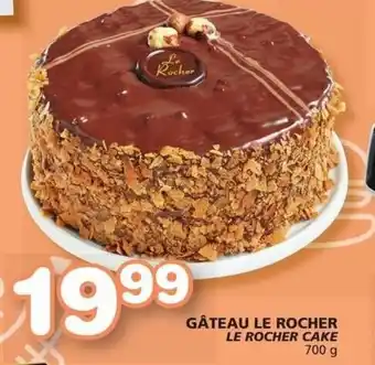 IGA LE ROCHER CAKE GÂTEAU LE ROCHER 700 g offer