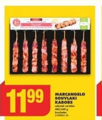 No Frills Marcangelo souvlaki kabobs offer