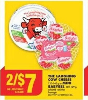 No Frills The Laughing Cow cheese or mini babybel offer