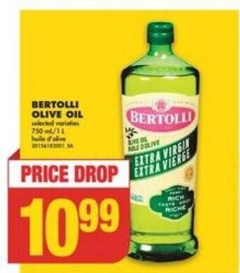 No Frills Bertolli Olive Oil offer
