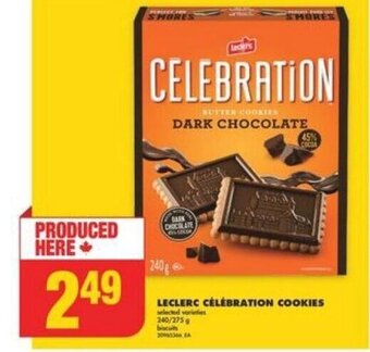 No Frills LECLERC CÉLÉBRATION COOKIES offer