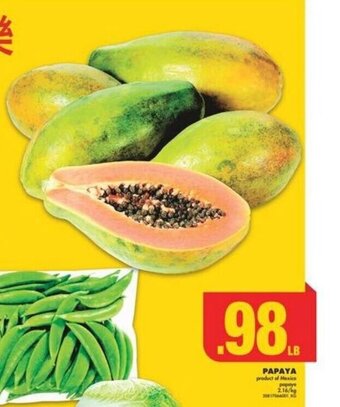 No Frills PAPAYA offer