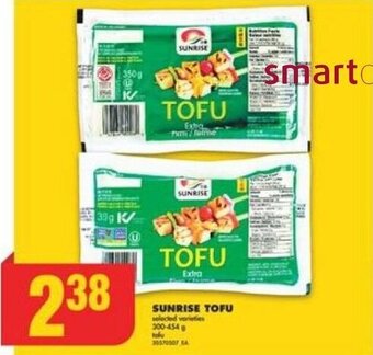 No Frills SUNRISE TOFU offer