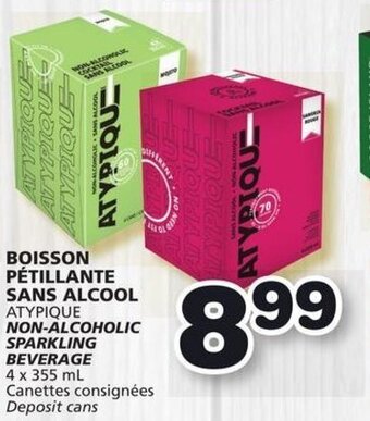 IGA NON-ALCOHOLIC SPARKLING BEVERAGE 4 x 355 mL offer