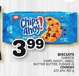 IGA BISCUITS CHIPS AHOY!, OREO, NUTTER BUTTER, FUDGEE-O COOKIES 223 à/to 303 g Chips Ahoys offer