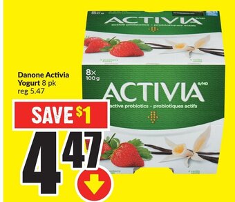FreshCo Danone Activia Yogurt offer