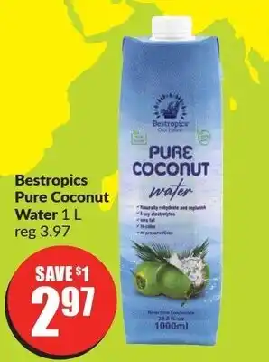 FreshCo Bestropics Pure Coconut Water 1 L offer