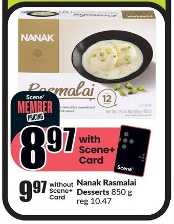 FreshCo Nanak Rasmalai Desserts 850 g offer
