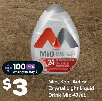 FreshCo Mio, Kool-Aid or Crystal Light Liquid Drink Mix 48 mL offer