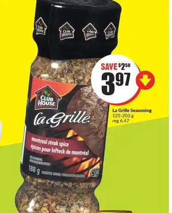 FreshCo La Grille Seasoning 125-203 g offer