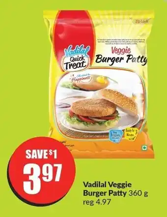 FreshCo Vadilal Veggie Burger Patty 360 g offer