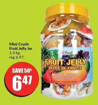 FreshCo Mini Crush Fruit Jelly Jar 1.4kg offer