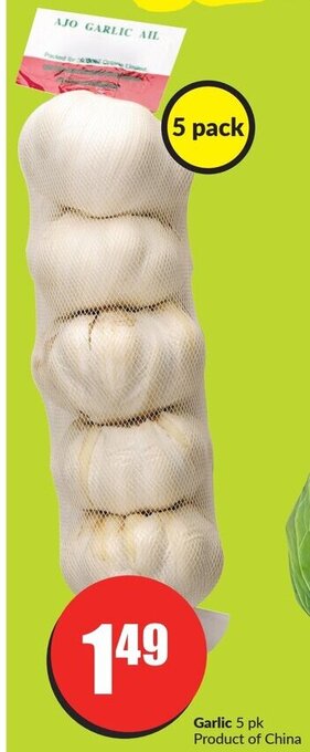 FreshCo Garlic 5 pk offer