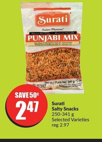 FreshCo Surati Salty Snacks 250-341 g offer
