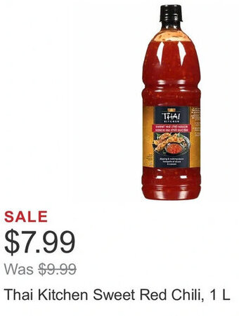 Costco Thai Kitchen Sweet Red Chili, 1 L offer