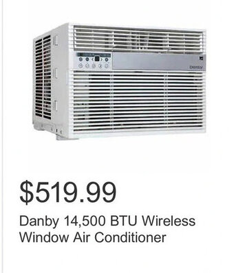 Costco Danby 14,500 BTU Wireless Window Air Conditioner offer